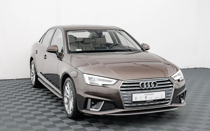 Audi A4 cena 114850 przebieg: 82336, rok produkcji 2019 z Wielichowo małe 742